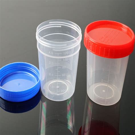 Ml Disposable Plastic Sterile Urine Sample Cup Test Container