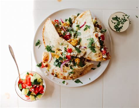 Roasted Cauliflower Chickpea Pitas With Tahini Sauce Elizabeth Raybould