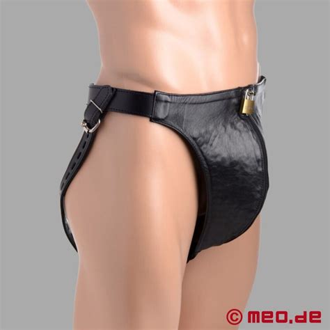 NoPacha Keuschheitsgürtel Spiked Leather Confinement Jockstrap be