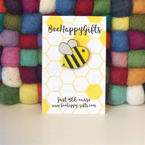 Bee Enamel Lapel Pin Bee Pin Badge Cute Bee Pin Badge | Enamel lapel pin, Bee pin, Pin badges