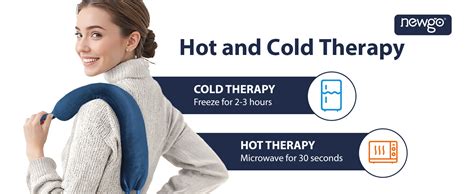 Amazon NEWGO Microwaveable Neck Pain Relief Heat Wrap With Straps Hot Therapy Reusable