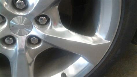 Curb Rash Polished Wheel Wheel Car Wheel