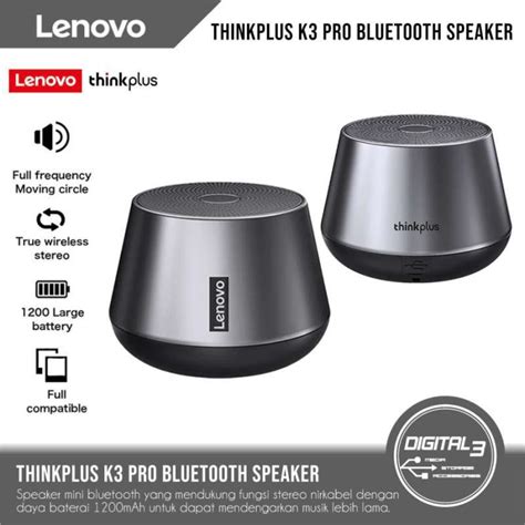 Jual Lenovo Thinkplus K Pro Mini Bluetooth Wireless Speaker Tws Stereo