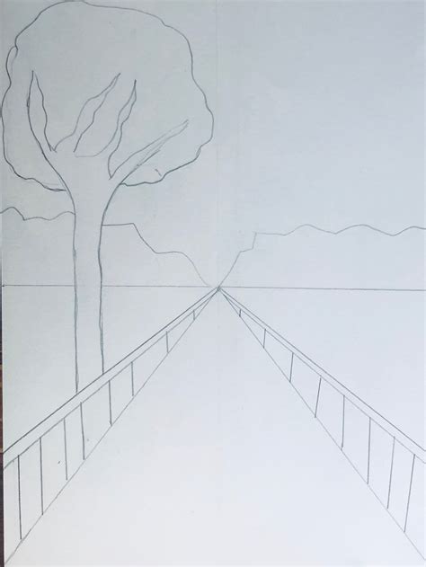 1 Point Perspective Drawing