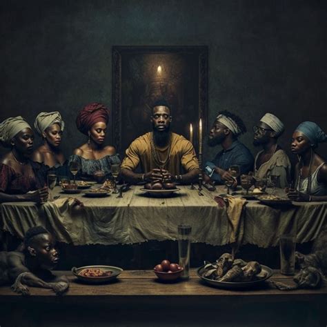 African Last Supper in 2024 | Black art pictures, Black art painting ...