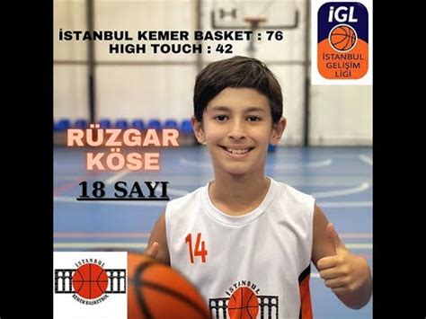 İstanbul Gelişim Ligi U 10 İstanbul Kemer Basketbol vs High Touch 18