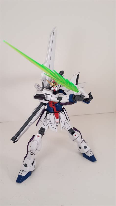 Mg Gundam X Prepares To Charge With Its Hyper Beam Saber Gundam Model