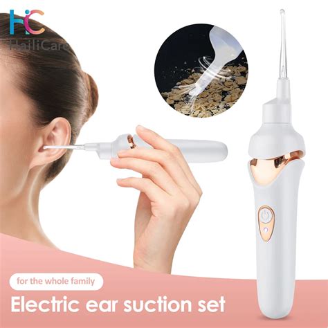 Cordless Electric Ear Pick Safe Vibration Painless Ear Cleaner Remover