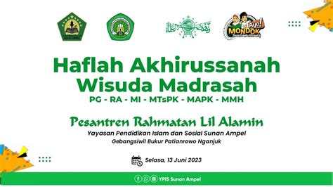 LIVE STREAMING TAHAP 2 HAFLAH AKHIRUSSANAH WISUDA MADRASAH PESANTREN