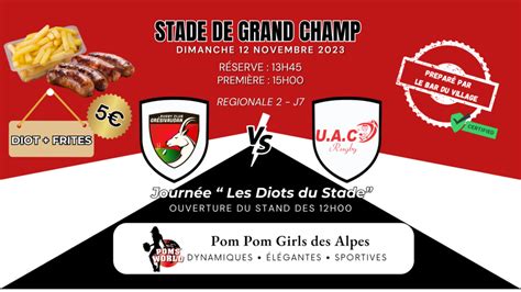 Grande Journ E Pour Notre Prochain Match Domicile