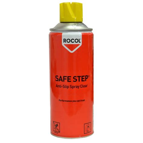 Spray antidérapant SAFE STEP transparent R12 400 ml bombe aérosol ROCOL