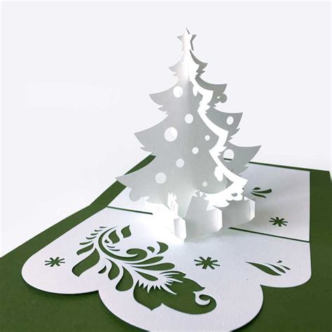 3D Christmas Tree Card Template – 10+ Professional Templates In 3D ...