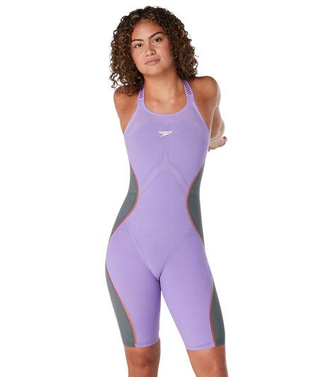 Speedo Womens Fastskin Lzr Pure Intent Closed Back Kneeskin Tech Suit