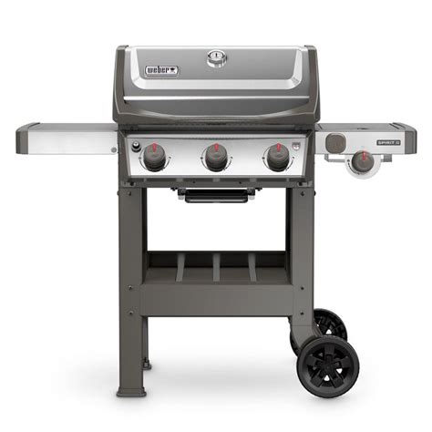 Barbecue à Gaz Et Brûleur Latéral En Acier Inoxydable Weber Series Spirit Ii S 320 Gbs