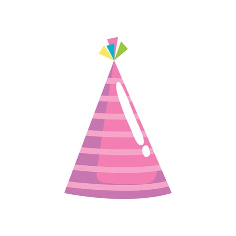 Pink Party Hat 11251485 Vector Art At Vecteezy