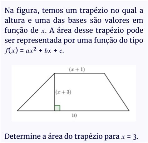 Na Figura Temos Um Trapézio No Qual A Altura E U Gauthmath