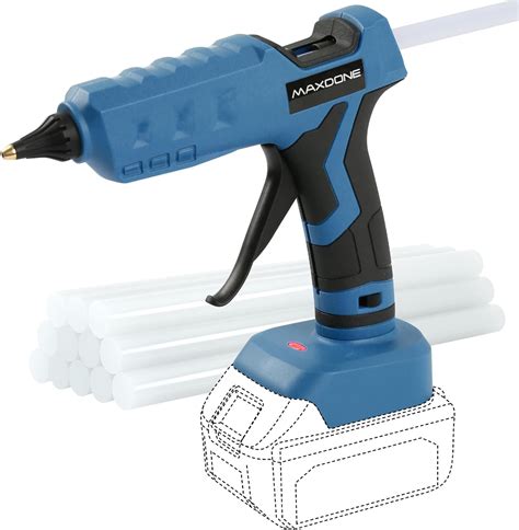Hot Glue Gun Glue Gun W Cordless Hot Glue Gun Compatible With Makita Battery V Craft