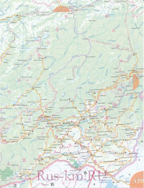 Забайкальский край карта дорог 2012. Подробная карта дорог ...