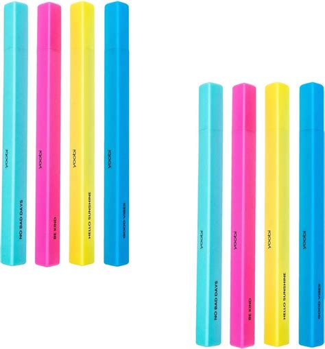 Yoobi Triangle Shaped Ballpoint Pen Set Colorful