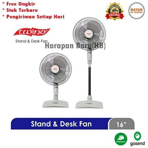 Jual Kipas Angin Cosmos Sn Twino In Stand Fan Dan Desk Fan Di