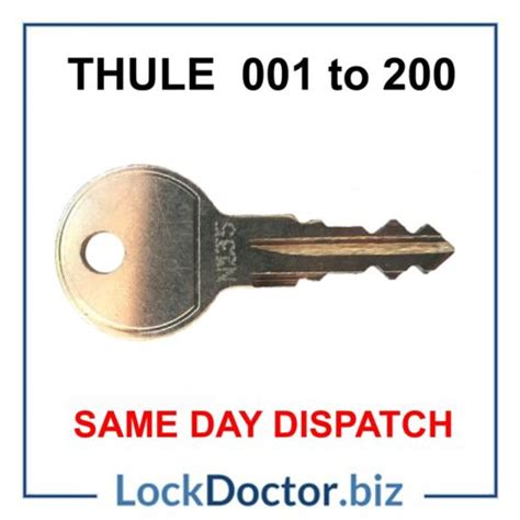 Thule Steel Halfords Roof Box Bike Rack Replacement Keys To Code