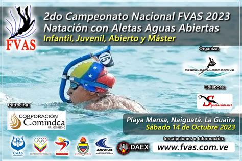 Resultados Do Campeonato Nacional De Nataci N Con Aletas Aguas