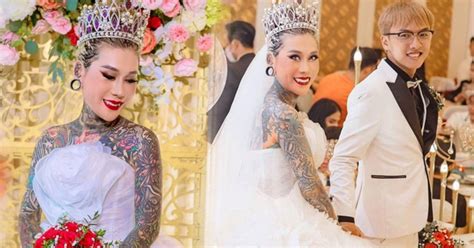 Đám cưới hot nhất mạng xã hội Cô dâu chuyển giới và chú rể kém 20 tuổi chốt cưới sau một
