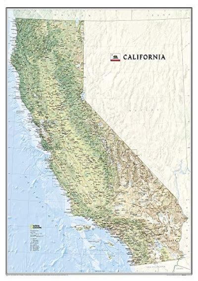 Get Pdf National Geographic California Wall Map Laminated X