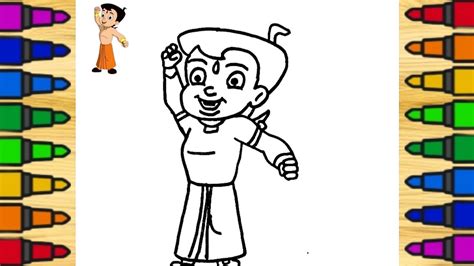 How To Draw Chota Bheem Drawing Step By Step Easy Chota Bheem Drawing