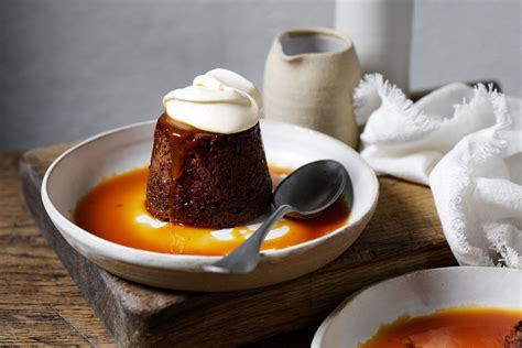 Sticky Toffee Puddings With Burnt Orange Caramel Recipe Recipes