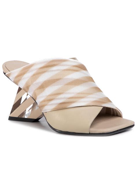 Pantoletten United Nude Rockit Op Sandal Beige Eschuhe De