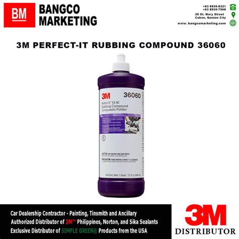 3M Perfect It Rubbing Compound 36060 Lazada PH