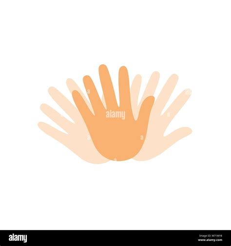 Hand Wave Waving Hi Or Hello Gesture Flat Vector Icon For Apps And