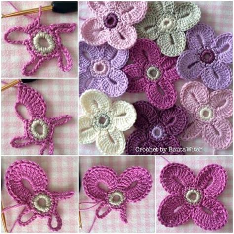 Вязаные цветы — Сделай сам, идеи для творчества - DIY Ideas