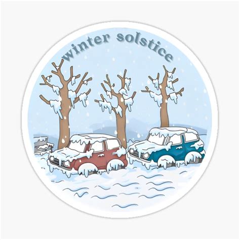 Winter Solstice Sticker For Sale By Amine Redbubble