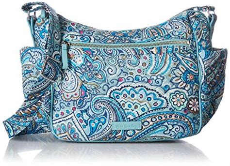 Vera Bradley Iconic On The Go Crossbody Signature Cotton Daisy Dot