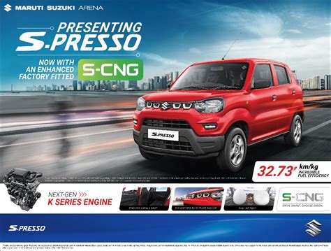 Maruti S Presso Cng Variant Now On Sale