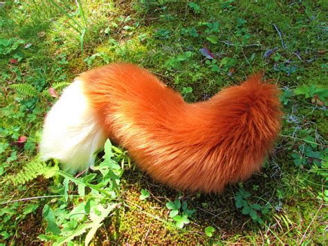 Any Color Fluffy Furry Fox Tail Cosplay Wearable Fursuit Tail