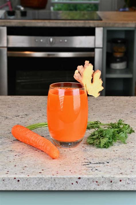 Refreshing Carrot Ginger Juice 2 Methods Alphafoodie