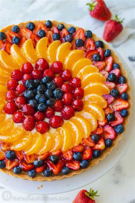 Fruit Tart Recipe with Best Cream (VIDEO) - NatashasKitchen.com