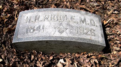 Dr Hamilton Rush Riddle M Morial Find A Grave