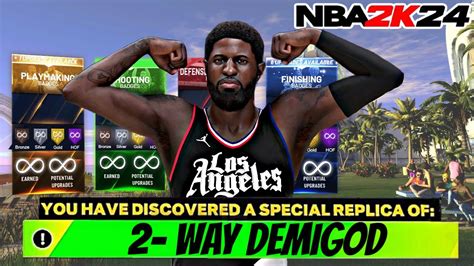 The BEST 1v1 Build In NBA 2K24 A 68 Demigod Best Paul George Build