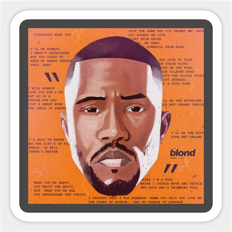 Frank Ocean Sticker Frank Ocean Franks Ocean