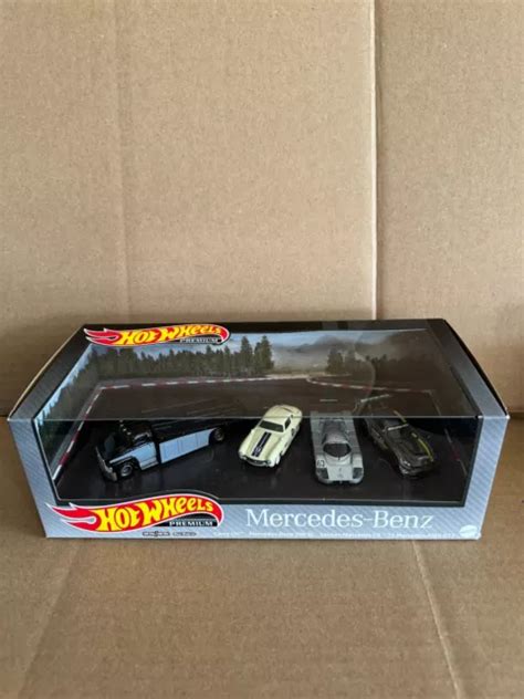 HOT WHEELS PREMIUM Mercedes Benz Carry On 300 SL Sauber Mercedes C9 AMG