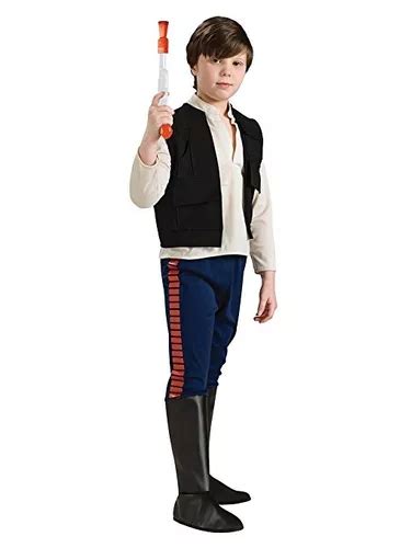 Traje De Star Wars Deluxe Han Solo Vestuario Rubie Un Color Env O Gratis