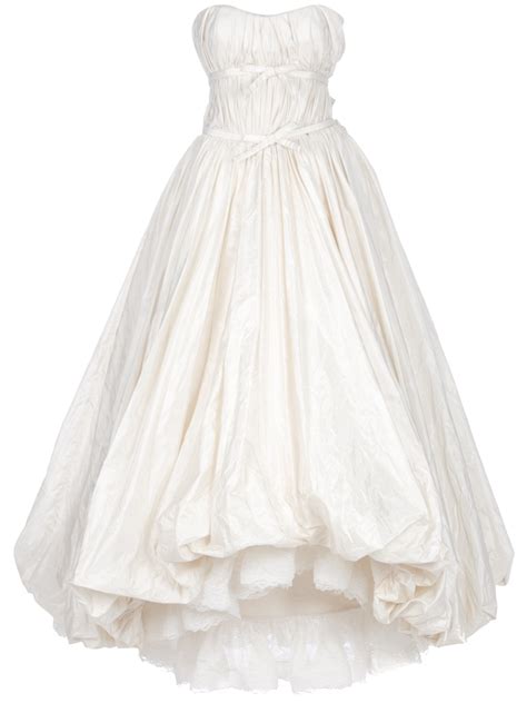 Balenciaga Bridal Dress In Natural Lyst