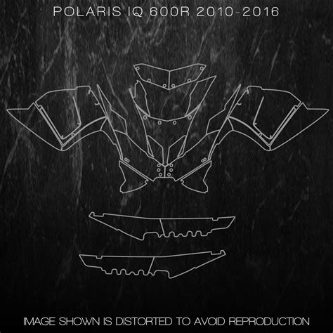 Polaris Iqr Race Sled Iq 600r Accurate Templates