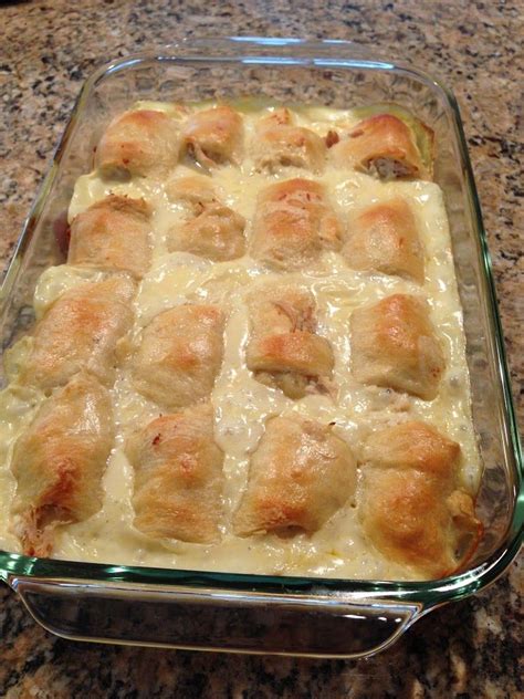 Cheesy Chicken Crescent Rolls The Cookin Chicks Artofit