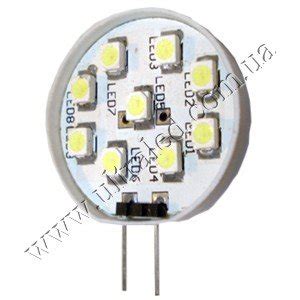 G4-9SMD (white) 12DC в Киеве. Тип цоколя G4 в Украине - фото, описания ...