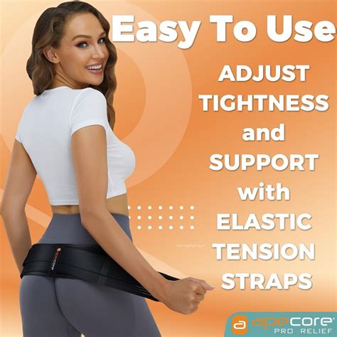 Sacroiliac Si Hip Belt For Women And Men That Alleviates Sciatic